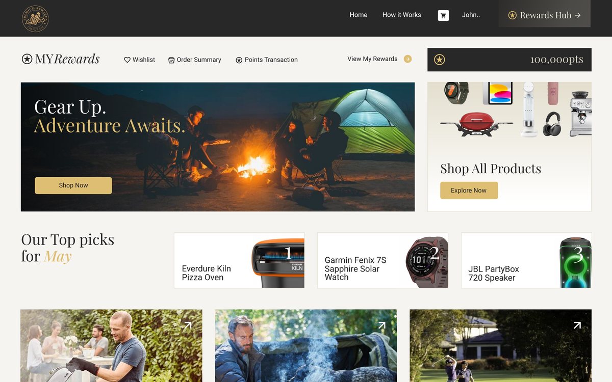 Rewards Hub preview